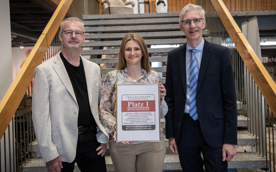 Möbel Mayer gewinnt den 7. Bad Kreuznacher Kundenspiegel